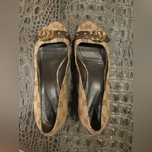 Cute Gucci size 37.5 low heels.  Used but still in good shape